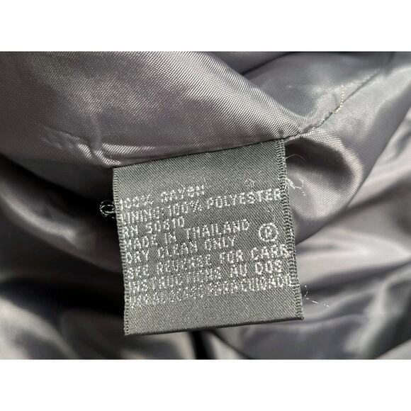 VTG Kasper For ASL Blazer Womens Sz 4 Gray Striped Suit Jacket Business Carrier - Picture 7 of 9